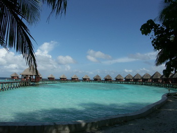 Maldives, North Male Atoll, Thulhagiri Island Resort